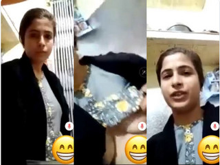 Cute Desi Girl Shows Boobs