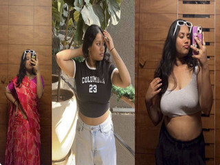 Sexy South Indian Chubby Babe Teasing Showing